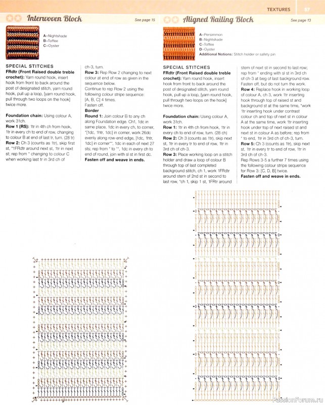 Вязаные проекты в книге «150 Crochet Blocks». Часть 1