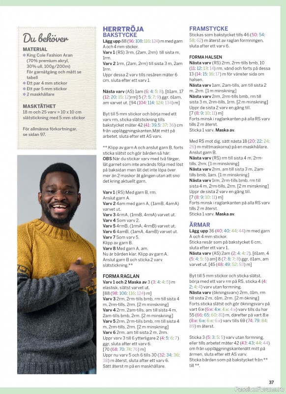 Вязаные проекты в журнале &laquo;Inspirerande handarbete - April 2026&raquo;
