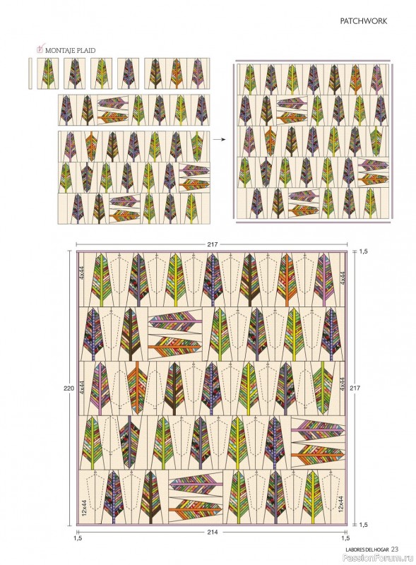 Коллекция проектов для рукодельниц в журнале «Labores del hogan №763 2023»