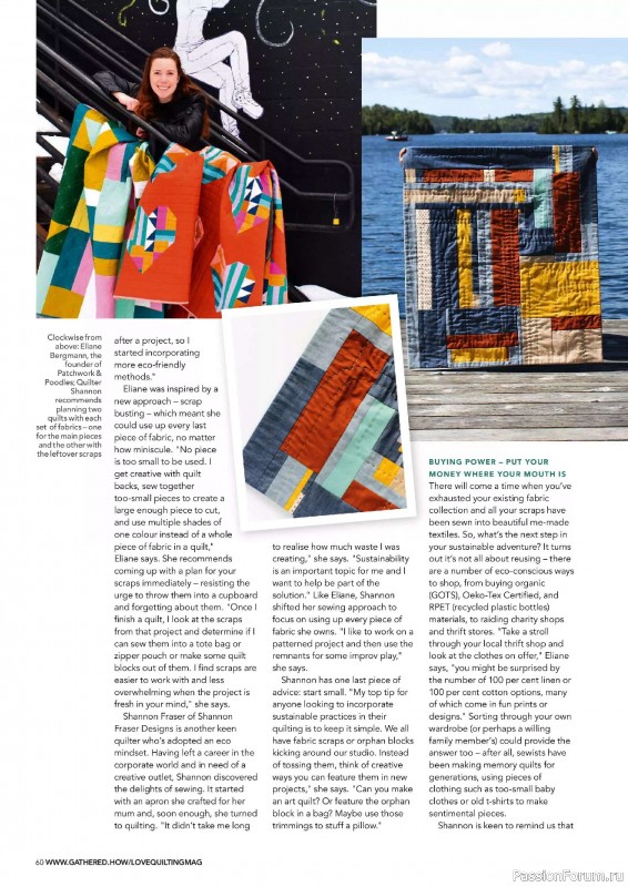Коллекция проектов для рукодельниц в журнале «Love Patchwork & Quilting №149 2025»