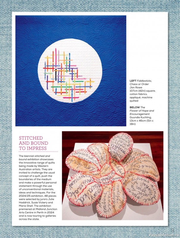 Коллекция проектов для рукодельниц в журнале «Quilters Companion №135 2025»