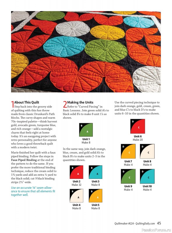 Коллекция проектов для рукодельниц в журнале «Quiltmaker №224 2026»