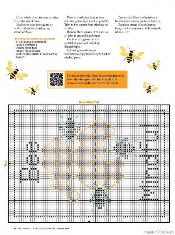 Коллекция вышивки в журнале «Just CrossStitch - Summer 2024»