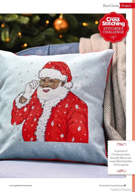 Коллекция вышивки в журнале «The World of Cross Stitching №338 2022»