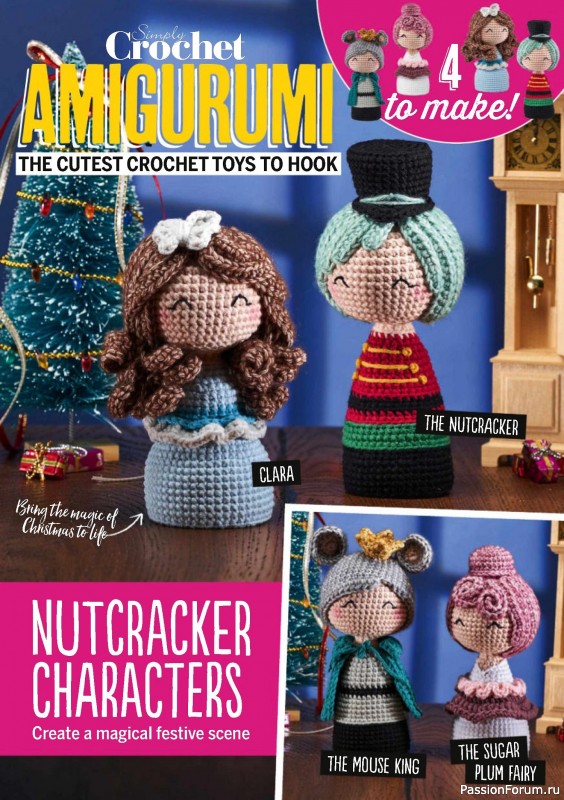 Вязаные проекты крючком в журнале «Simply Crochet №153 2024»