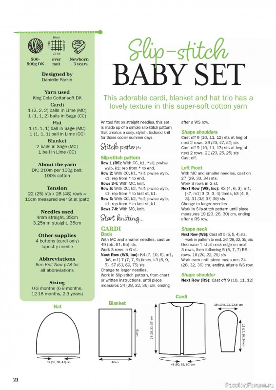 Вязаные проекты в журнале «Knit Now №189 2025»