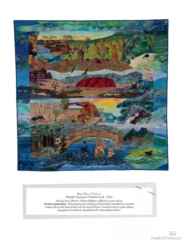 Коллекция проектов для рукодельниц в журнале «Quilters Companion №136 2025»