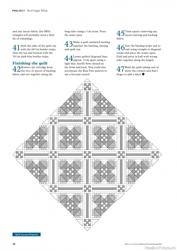 Коллекция проектов для рукодельниц в журнале «Todays Quilter №128 2025»