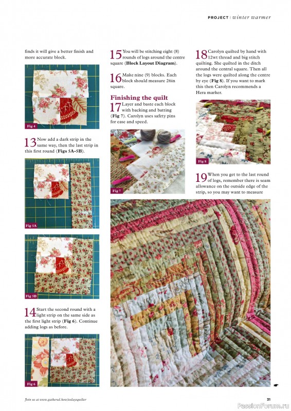 Коллекция проектов для рукодельниц в журнале «Todays Quilter №137 2025»