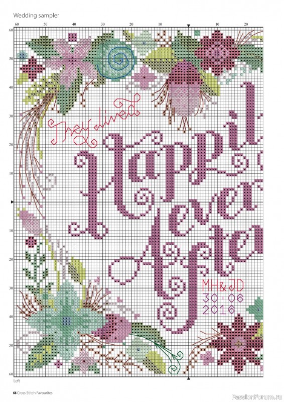 Коллекция вышивки в журнале «Cross Stitch Favourites - Flowers 2026»