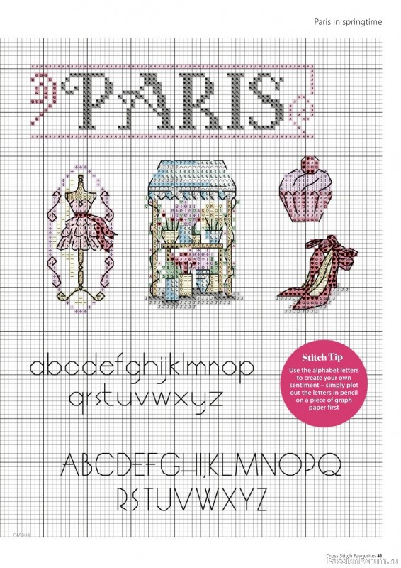 Коллекция вышивки в журнале «Cross Stitch Favourites - Spring 2023»