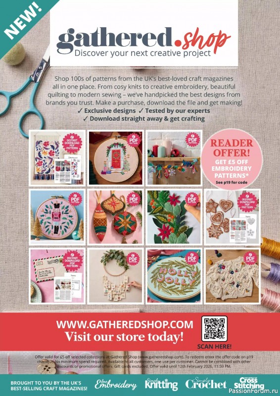 Коллекция вышивки в журнале «Love Embroidery №73 2025»