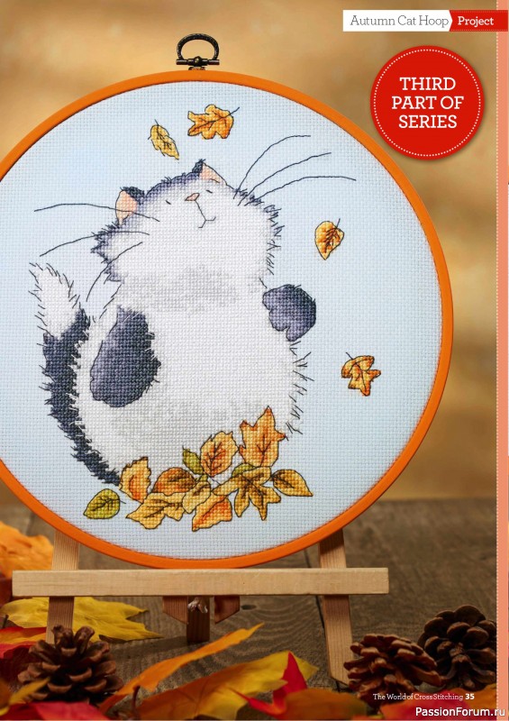 Коллекция вышивки в журнале «The World of Cross Stitching №363 2025»