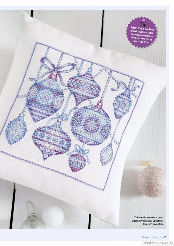 Коллекция вышивки в журнале «Ultimate Crossstitch Christmas №7 2025»
