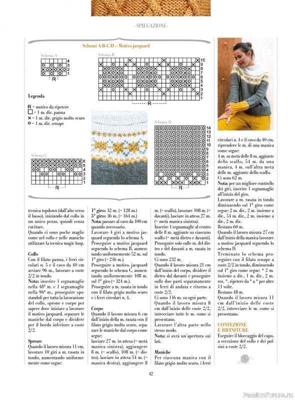 Вязаные модели в журнале &laquo;Piu Maglia №51 2025&raquo;