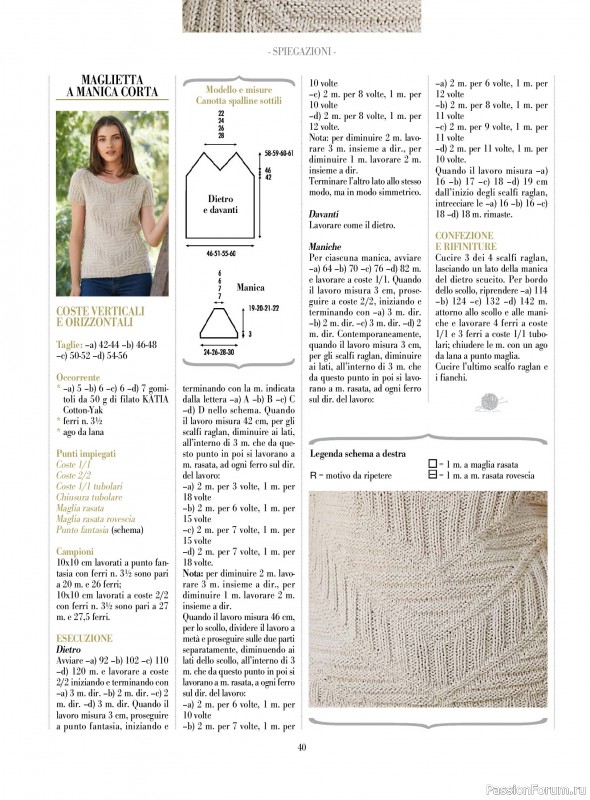 Вязаные модели в журнале «Piu Maglia №54 2026»