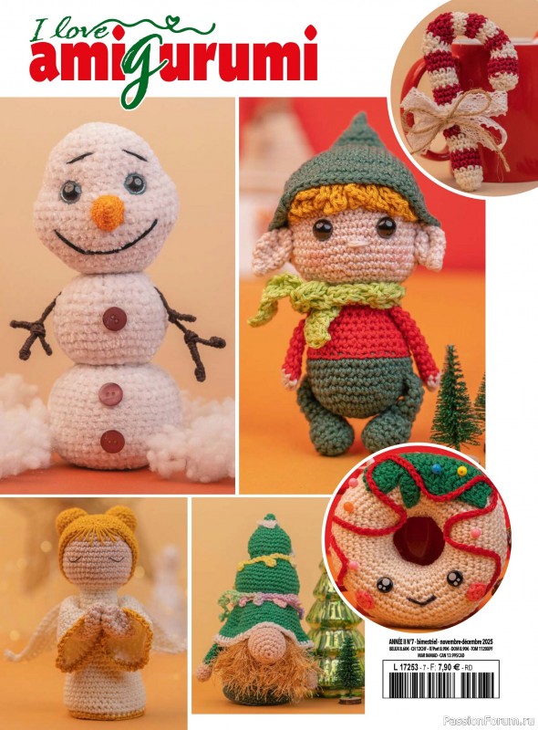 Вязаные проекты крючком в журнале «I Love Amigurumi №7 2025»