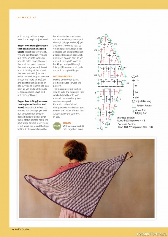 Вязаные проекты крючком в журнале «Inside Crochet №182 2025»