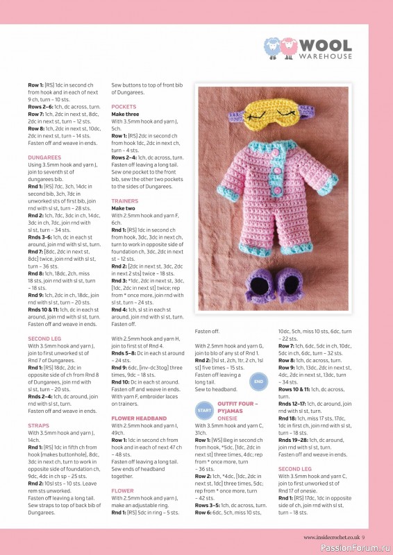 Вязаные проекты крючком в журнале «Inside Crochet №183 2025»