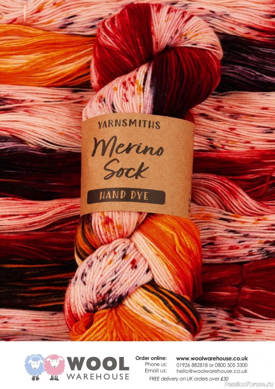 Вязаные проекты спицами в журнале «The Knitter №232 2026»