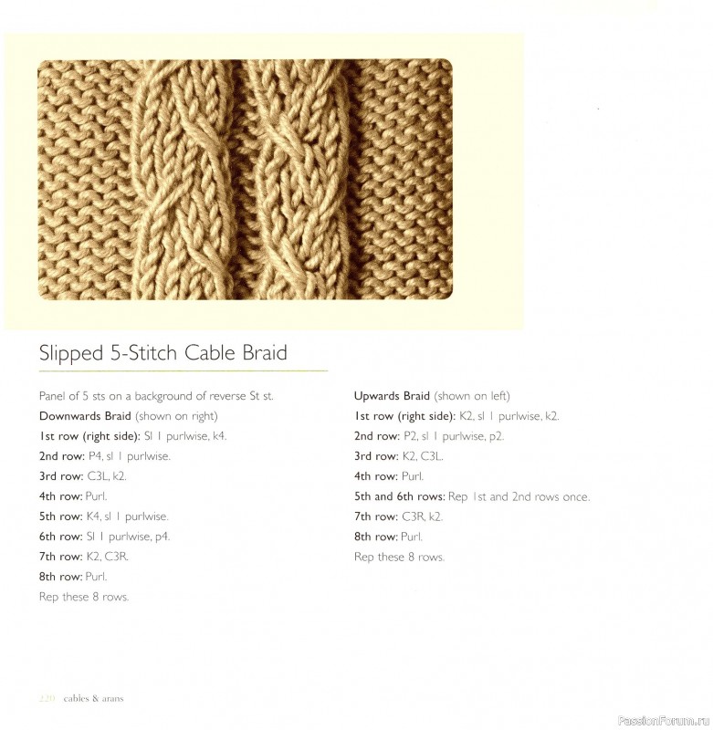 Вязаные проекты в книге «Cables & Aran Stitches-250 to Knit». Продолжение