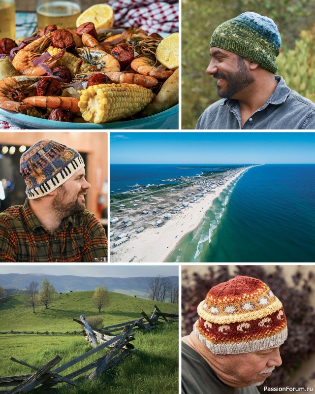 Вязаные проекты в книге «Knitting the U.S.A.». Часть 1