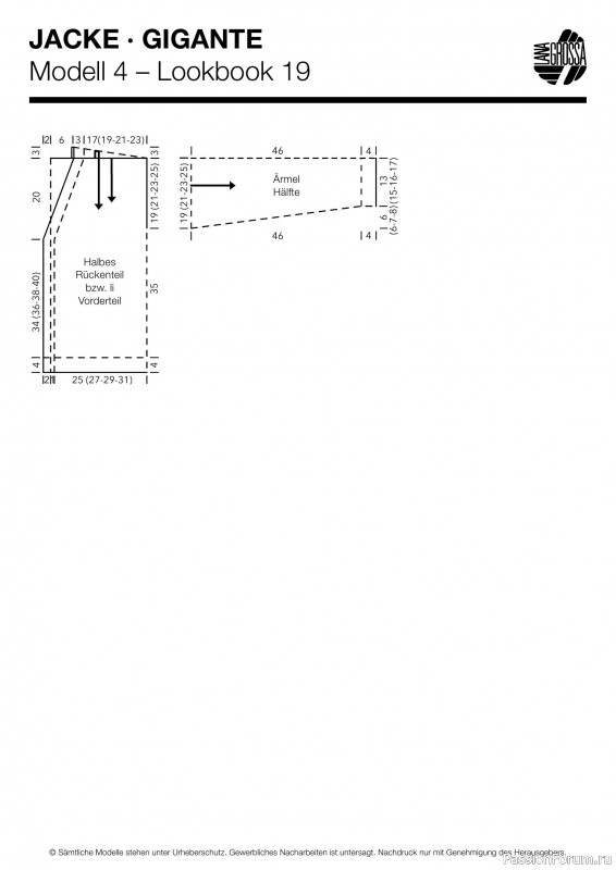 Вязаные проекты в журнале « Lana Grossa LookBook № 19 2025»