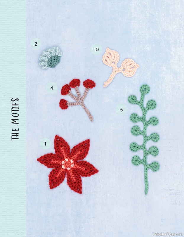 Bязаные проекты в журнале «100 crochet: flowers, plants and petals»