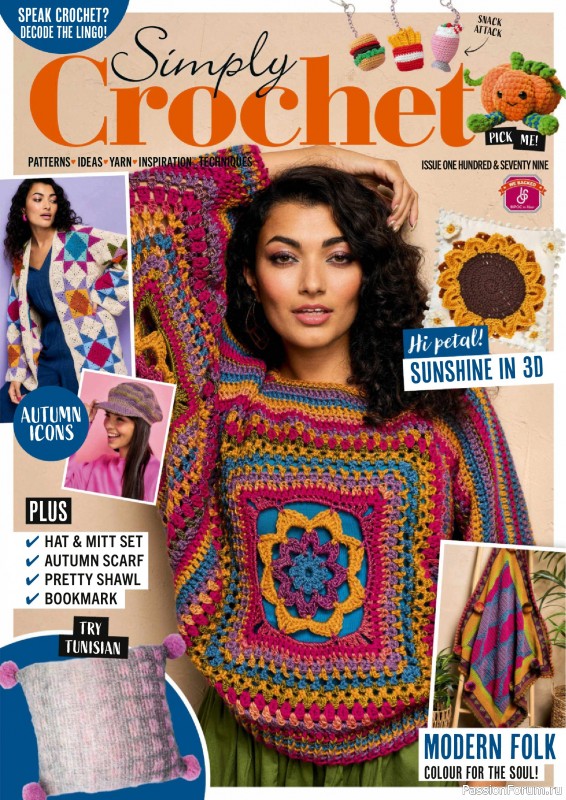 Вязаные проекты крючком в журнале «Simply Crochet №179 2026»
