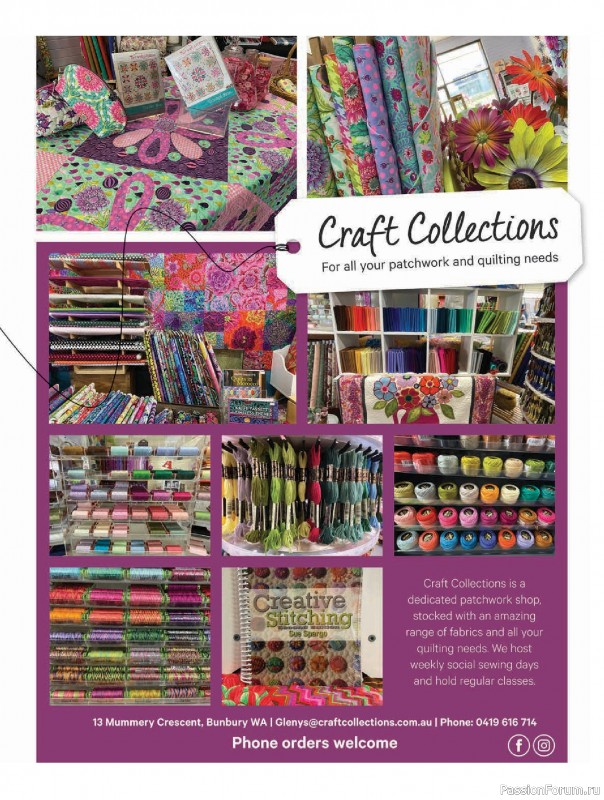 Коллекция проектов для рукодельниц в журнале &laquo;Australian Homespun №230 2026&raquo;