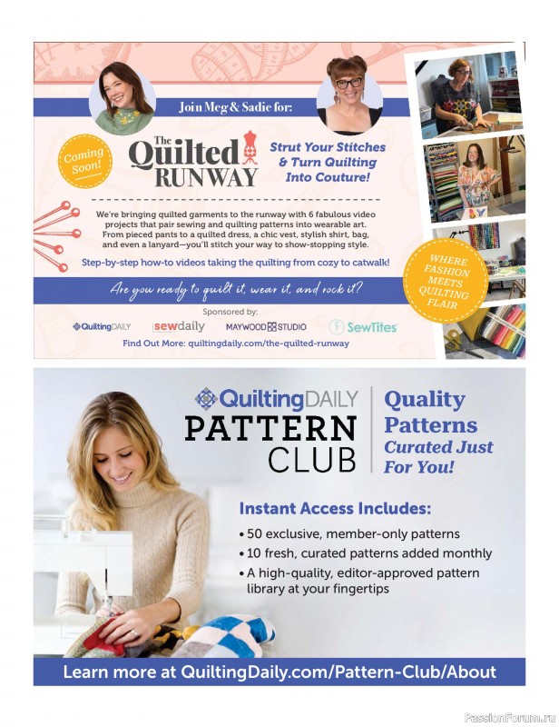 Коллекция проектов для рукодельниц в журнале «Fons & Porter's Love of Quilting - Winter 2026»