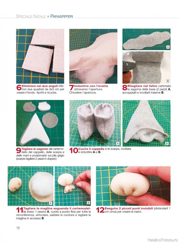 Коллекция проектов для рукодельниц в журнале «I Love Cucito Speciale №6 2025-2026 Natale»