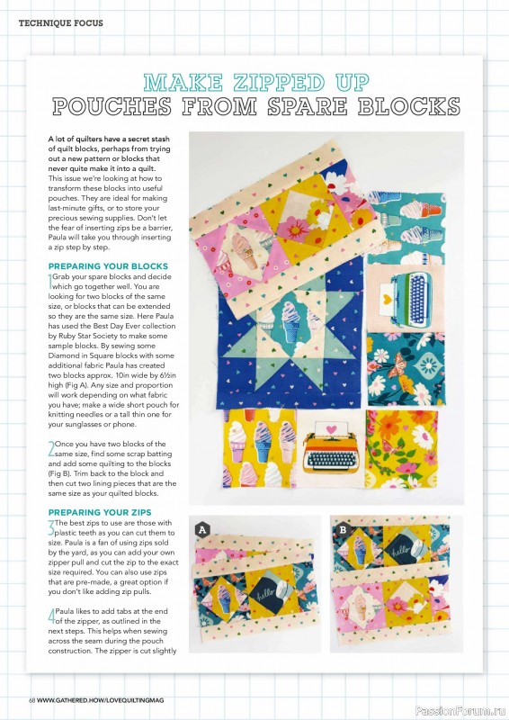 Коллекция проектов для рукодельниц в журнале «Love Patchwork & Quilting №155 2025»