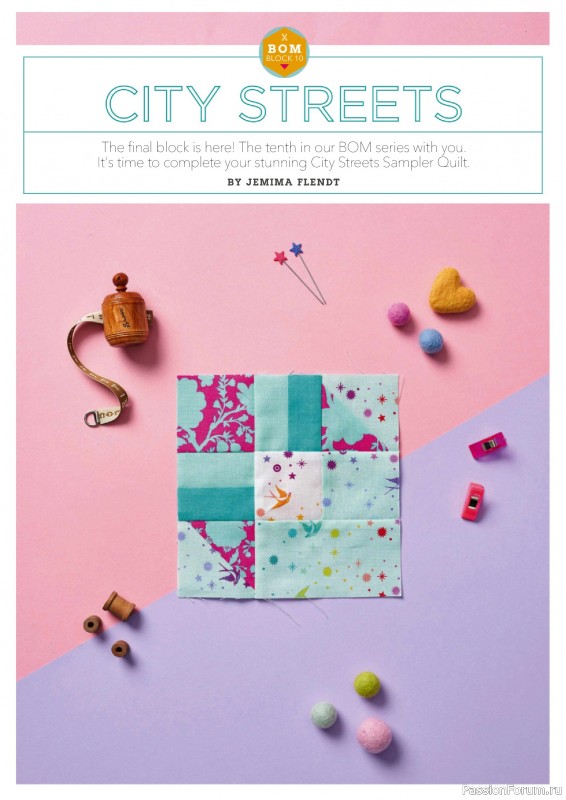 Коллекция проектов для рукодельниц в журнале «Love Patchwork & Quilting №156 2025»