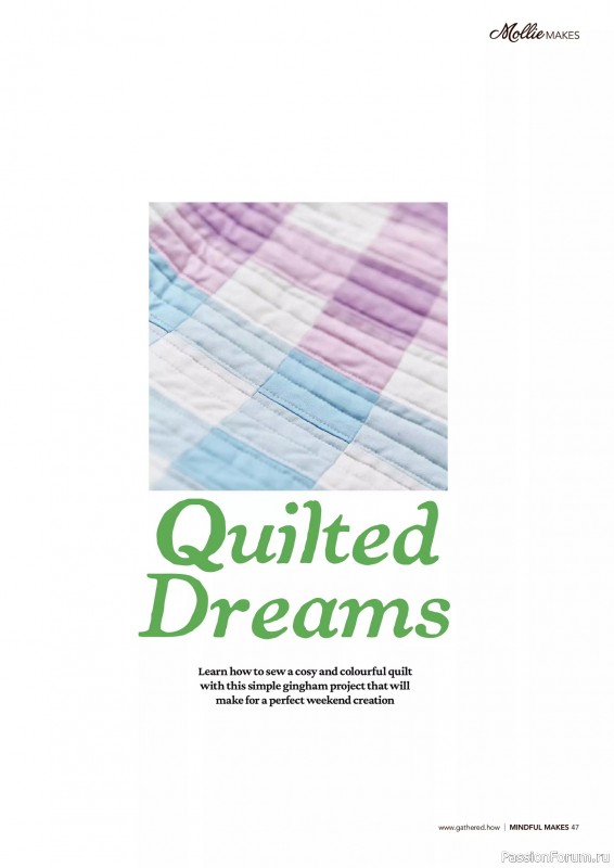 Коллекция проектов для рукодельниц в журнале &laquo;Mollie Makes - Mindful Crafting 2026&raquo;