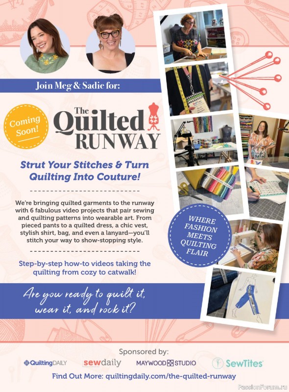 Коллекция проектов для рукодельниц в журнале «Quiltmaker - Winter 2026»