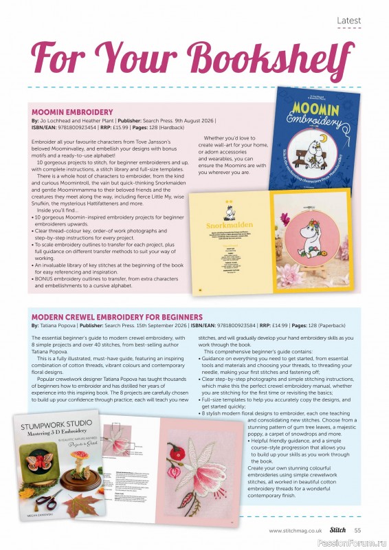 Коллекция проектов для рукодельниц в журнале &laquo;Stitch Magazine №162 2026&raquo;