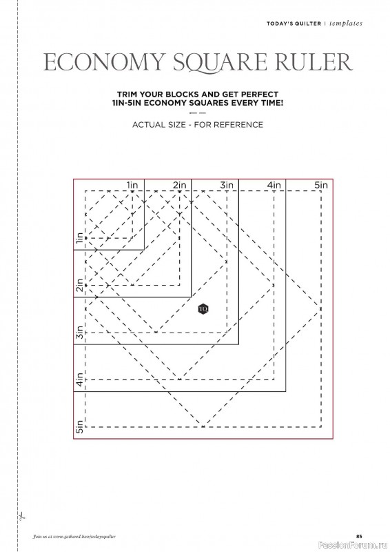 Коллекция проектов для рукодельниц в журнале «Todays Quilter №126 2025»