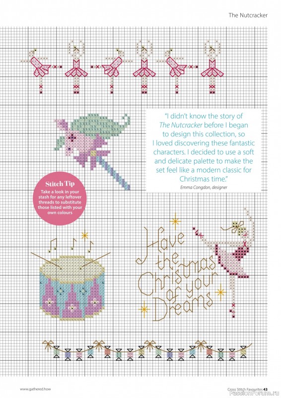 Коллекция вышивки в журнале «Cross Stitch Favourites - Christmas 2025»