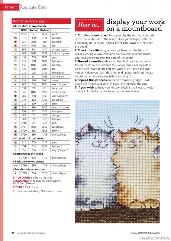 Коллекция вышивки в журнале &laquo;The World of Cross Stitching №368 2025&raquo;