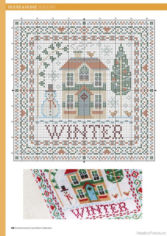 Коллекция вышивки в журнале &laquo;Ultimate Cross Stitch Collection - Durene Jones 2026&raquo;. Часть 1