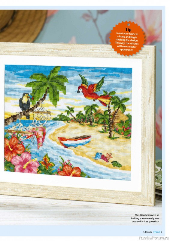 Коллекция вышивки в журнале &laquo;Ultimate Cross Stitch Travel 2026&raquo;