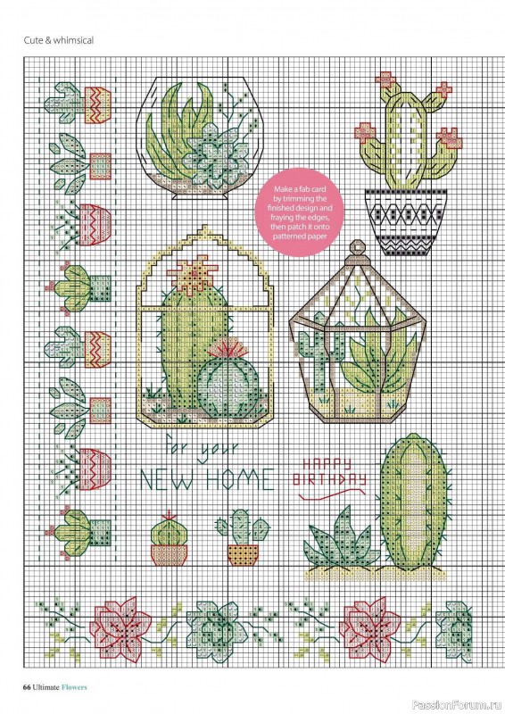 Коллекция вышивки в журнале «Ultimate CrossStitch Flowers - 2025»