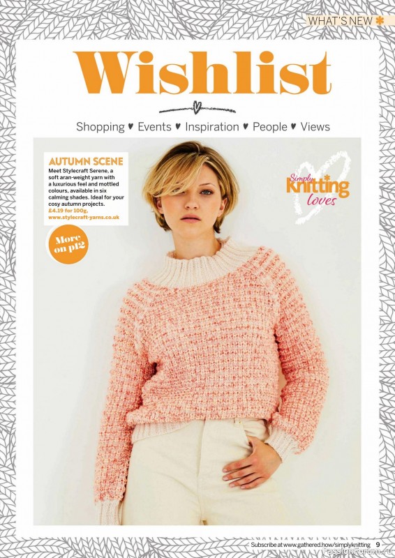 Вязаные проекты крючком в журнале «Simply Knitting №268 2025»