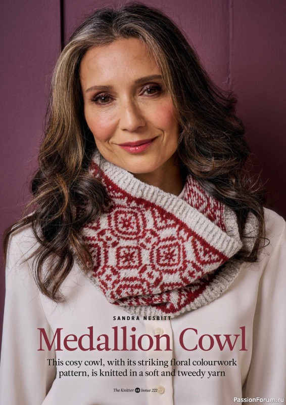 Вязаные проекты спицами в журнале «The Knitter №222 2025»