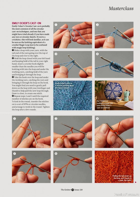 Вязаные проекты спицами в журнале «The Knitter №228 2026»