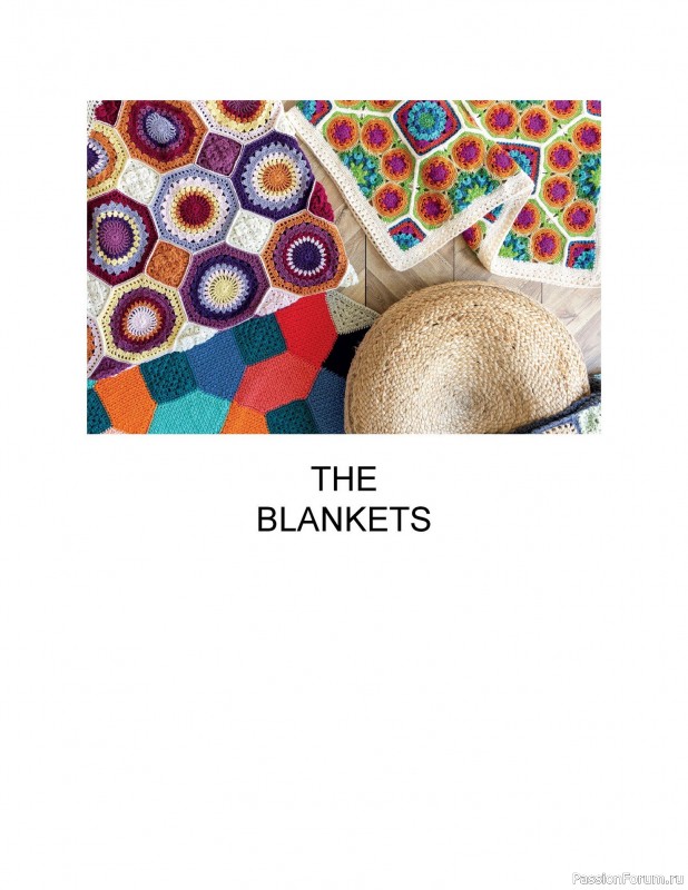 Вязаные проекты в книге «Crochet Modular Blankets»