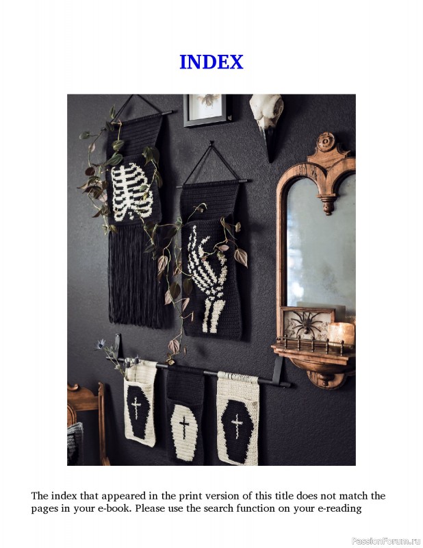 Вязаные проекты в книге «Spooky Tapestry Crochet». Продолжение
