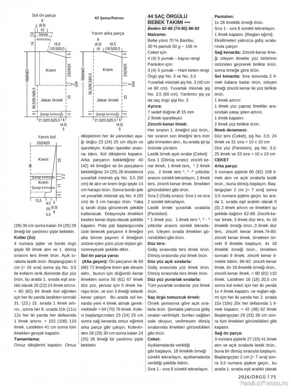 Вязаные проекты в журнале &laquo;Burda Orgu №2 2026&raquo;