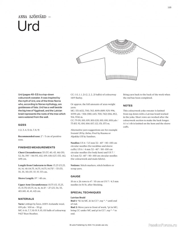 Вязаные проекты в журнале &laquo;Laine Nordic Knits 2024&raquo;. Продолжение